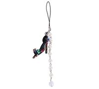 Wrtysully con Cristal Diamante Diseno de Zapatos de Tacon Alto para Telefono Coche Bolsa - para Telefono/Bolsa de Llave de Chicas