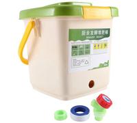 Wrtysully Contenedor de Compostaje de 12L Reciclar Compostador Contenedor de Compostaje Aireado PP Contenedor de Basura Casero OrgáNico Cubo Cocina JardíN Contenedores de Basura de Alimentos