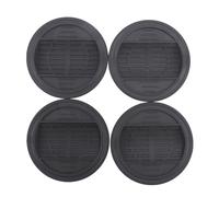 Wrtysully Copas con Ruedas para Muebles, 4 Piezas, Almohadillas de Goma para Pies, Posavasos Antideslizantes para Muebles, para Patas de Silla, Protectores de Suelo, Cama, Sofá, Rueda