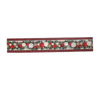 Wrtysully Corredor de Mesa NavideñO a Cuadros de Cuadros Rojos y Negros de, 72 Pulgadas de, DecoracióN de Mesa NavideñA de Invierno de Temporada