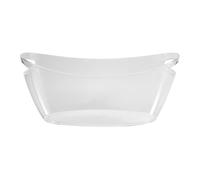 Wrtysully Cubitera para Hielo, Cubetas para Fiestas, para Bebidas para Champán, Cerveza, Vino Espumoso, Cócteles, Transparente