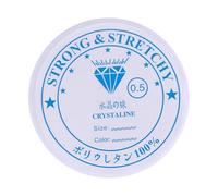 Wrtysully de 20 Metros de la de Crystal Clear Fuerte Que rebordea la Cuerda de Rosca del Alambre Joyeria Fabricacion Pulseras Collares Encadenacion 0.5mm