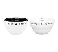 Wrtysully de Café de 200 Ml, Medidora Apilable con Escala, Tazón para Degustación de Café, Medidora de Cerámica Profesional para Café