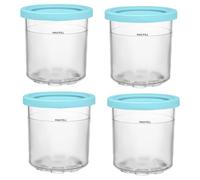 Wrtysully de Helado, Recipientes de Helado con Tapas para Creami Pints NC301 NC300 NC299AMZ Series Ice Cream Maker
