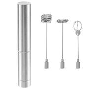 Wrtysully de Mano de de Batidor - MáQuina de Espuma EléCtrica una BateríA para Café, Café con Leche, Chocolate Caliente