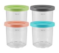 Wrtysully de Pintas de Helado, Recipientes de Helado con Tapas para Creami Pints NC301 NC300 NC299AMZ Series Ice Cream Maker