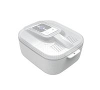 Wrtysully Descongelador Inteligente para Descongelar la Bandeja de Descongelación de Carne - Dispositivo de Control de Temperatura para Uso Doméstico con Cesta de Drenaje