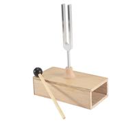 Wrtysully DipasóN de 432 Hz con Caja de Resonancia, para CuracióN con Sonido, EnseñAnza de Resonancia del DiapasóN, Pruebas de AudicióN, MeditacióN