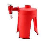 Wrtysully Dispensador de Soda Dispensador de Dispensador de Bebidas Dispensador de Agua Party Sprite, Rojo