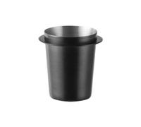 Wrtysully Dosificadora de Café Negra de 58 mm de Café de Acero Inoxidable de Transporte Recolector de Polvo Universal de Acero Inoxidable
