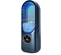 Wrtysully Enfriador de Aire Pantalla LED Aire Acondicionado HumidificacióN Ventilador EléCtrico 6 Velocidades Temporizador Silencioso Ventilador Humidificador Ventilador Azul