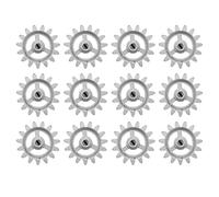 Wrtysully Engranaje Duradero Accesorios Resistentes Al Engranaje de de Barbacoa Piezas de Bricolaje Giratorio AutomáTico Mini Rueda de Hardware de Aluminio