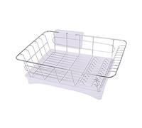 Wrtysully Escurridor De Platos De Acero Inoxidable Estante De Secado con El Juego De 3 Piezas Sostenedor del Utensilio A Prueba para Cocina Estante De Almacenamiento De Mostrador