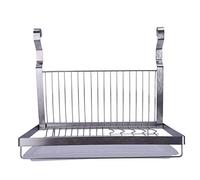 Wrtysully Estante para Platos Colgante Plegable de Acero Inoxidable TazóN de Drenaje Placas de Estante Organizador Vajilla Almacenamiento de Cocina Organizador de Cocina Estante
