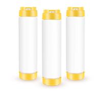 Wrtysully Exprimibles de PláStico Invertidas de 16 Oz, Dispensador de VáLvula Grande con Punta Recargable, Botella Exprimible de Condimentos para Salsas Ketchup