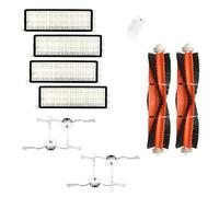 Wrtysully Filtro HEPA + Cepillo Lateral + Cepillo Principal para Aspiradora para S50 S55 S6 S1 S2 Robot Accesorios de Piezas de Aspiradora