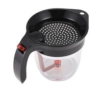 Wrtysully Herramienta de Cocina Separador de Grasas con LiberacióN Inferior Separador de Grasas con Filtro Residuo de Sopa Filtro de Aceite Separado