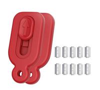 Wrtysully Herramienta para Marcar Masa de Pan, 2 Cuchillas Cortadoras para Hacer Pan con 10 Cuchillas Rojas