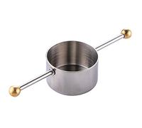 Wrtysully Herramientas de Medidora, Jigger de CóCtel de Medida de Barra con Encargarse de para Whisky Herramientas de Bar Accesorios de Bar (1 Pieza)