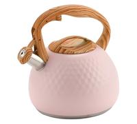 Wrtysully Hervidor de Agua con Silbato, 3 L, Tapa con Asa, Cocina de Inducción, Estufa de Gas, Hervidor B