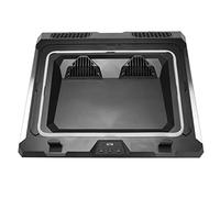 Wrtysully IETS GT300 Doble Soplador Laptop Cooling Pad para el Juego PortáTil, un CojíN MáS Fresco con Filtro de Polvo y Luces de Colores