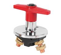 Wrtysully Interruptor de corte de desconexion de bateria 500Amp Interruptor de aislamiento 12-60V Llave de manejar fijo de coche camion para coche, marina, comercial, planta pesada (Tipo F)