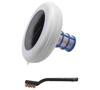 Wrtysully Ionizador Solar de Piscina, Purificador de Agua de Iones de Cobre y Plata para Piscina, Ionizador de Piscina -Algas para BañEra de Hidromasaje Al Aire Libre