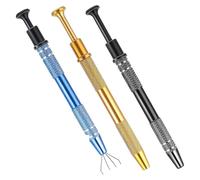 Wrtysully Juego de 3 Herramientas para Recoger Bolas de Perforación, Herramientas para Recoger Joyas, 4 Garras para Hacer Piezas Pequeñas de Joyería