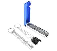 Wrtysully Juego de Cables de Limpieza 13 Bien Bueno + 10 Agujas de Limpieza + 5 Kit de Herramientas de Cepillos de Nylon para Motocicleta ATV Ciclomotor Soldador