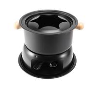 Wrtysully Juego para Hacer Fondue de Chocolate, Juego Multifuncional de Acero Al Carbono, Helado, Chocolate, Queso, Olla Caliente, Fondue