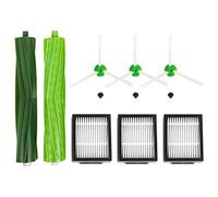 Wrtysully Kit de Cepillos y Filtros de Repuesto para Series E5 E6 I7 I7+ Piezas de Aspiradora