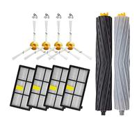 Wrtysully Kit de Cepillos y Filtros HEPA para 800 900 Series 860, 870, 880, 890, 960, Piezas de Robot Aspirador, Accesorios