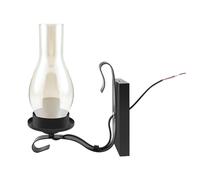 Wrtysully LáMpara de Pared RúStica Vintage en Vidrio y LáMpara Decorativa de Luz Ambiental para Dormitorio (No Contiene Bombillas)