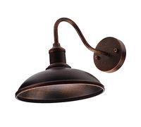 Wrtysully Luz de de Cuello de Cisne LED LáMpara de Pared Al Aire Libre Accesorio de Granja de Porche Delantero Luces de JardíN Creativas para Uso en Interiores y Exteriores B