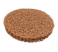 Wrtysully Manteles Individuales de Papel Redondos, Manteles Decorativos de de Cuerda para Comidas, Fiestas y Bodas 12PCS