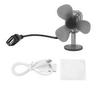 Wrtysully Mini Generador de Energía Eólica Portátil USB de 5 W, Motor Alternador, Cargador de Teléfono de Emergencia para Acampar y Hacer Senderismo