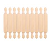 Wrtysully Mini Rodillo de Madera de 6 Pulgadas de para Hornear Cocina Rodillo PequeñO Rodillo de Masa de Madera para NiñOs Pasta de Fondant