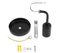 Wrtysully Negro Lampara de Pared Simple Hierro Antiguo de desvan Lampara de Pared Ventosa de Pared Pasillo Corredor Bar Restaurante Pais Americano