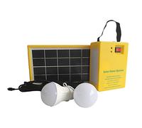 Wrtysully Panel de Luz Solar de 3,5 W Kit de 2 Bombillas Solar Luz Solar de Ahorro de EnergíA Luz LED Recargable para Interiores y Exteriores