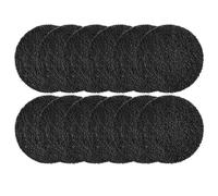 Wrtysully Paquete de 12 Filtros Absorbentes para Botes de Basura, Desodorante Purificador de CarbóN Activado para Botes de Basura, Cubos de Compost Redondos