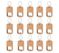Wrtysully Paquete de 15 Abridores de de Madera en, Llaveros en para Grabado, Abridores de de Madera, Llaveros A Granel, Llave Grabada