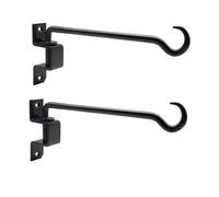 Wrtysully Paquete de 2 Colgadores Giratorios para Plantas 16 Pulgadas, Resistentes, para Exteriores, Soporte Gancho para Colgar Plantas para Cestas Flores, Macetas, Comedero para PáJaros