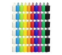 Wrtysully Paquete de 50 Bolsas de Mano No Tejidas, Bolsas de Regalo Reutilizables, Bolsas Reutilizables con Asas, Bolsas de Comestibles Plegables, Bolsas de Regalos para NiñOs y Adultos