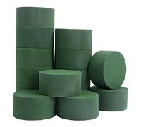 Wrtysully Paquete Redondo de Espuma Floral de 20, FloristeríA HúMeda, Bloques de Espuma de Poliestireno, Suministros para Arreglos Florales para Proyectos Artesanales, DecoracióN de Fiestas