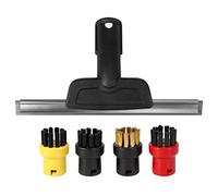 Wrtysully para SC2 SC3 SC4 SC5 CTK10 CTK20 Raspador de Boquilla de Ventana Cepillo Redondo para Limpiador de Vapor para Humedad de Espejos, Limpiar la Ranura