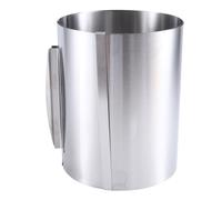 Wrtysully para Tartas Ajustable Alto 20 Cm - para Hornear de Acero Inoxidable Ajustable - Molde para Hornear Alto para una FáCil PreparacióN