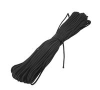 Wrtysully Parachute Cord 350 7 Core Strand 100FT Nylon Survival Al Aire Libre Negro