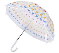 Wrtysully Paraguas de Burbuja Transparente para NiñOs Sombrillas Infantiles para Hombres y Mujeres Paraguas de Moda de Manejar Transparente