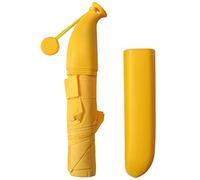 Wrtysully Paraguas del platano Paraguas Plegable Amarillo