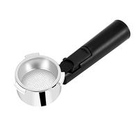 Wrtysully Portafiltro de Café Sin Fondo de Acero Inoxidable de 51 Mm para Accesorio de Cafetera Profesional